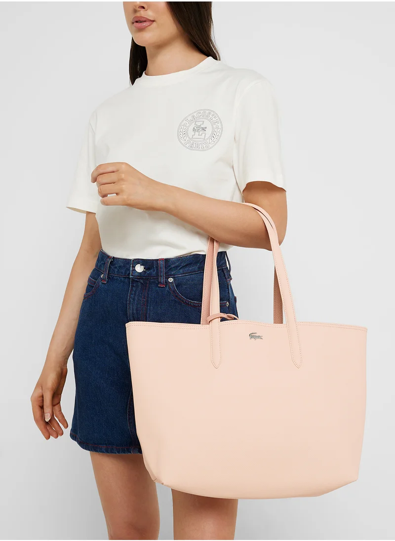 LACOSTE Essentials Top Handle Zip Over Tote