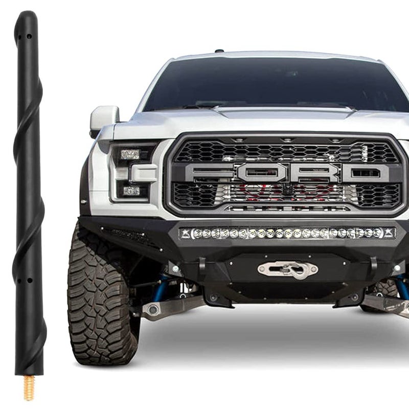 BASIKER Short Antenna for Ford F150 F-150 2009-2024 2025, Ford F150 Accessories, 7 Inch Truck Car F250 F350 Antenna Replacement for AM FM Reception - Image 1