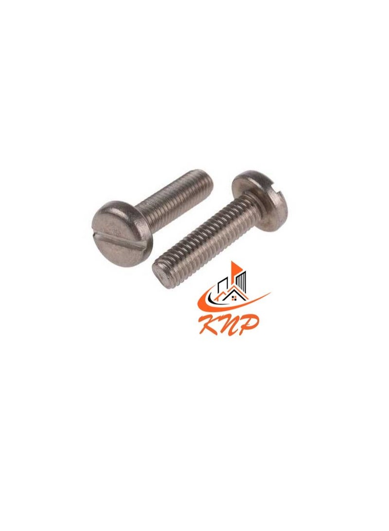 KNP KNP Pan Head Machine Screws - Pack of 200 (M6 x 25mm) - Image 1
