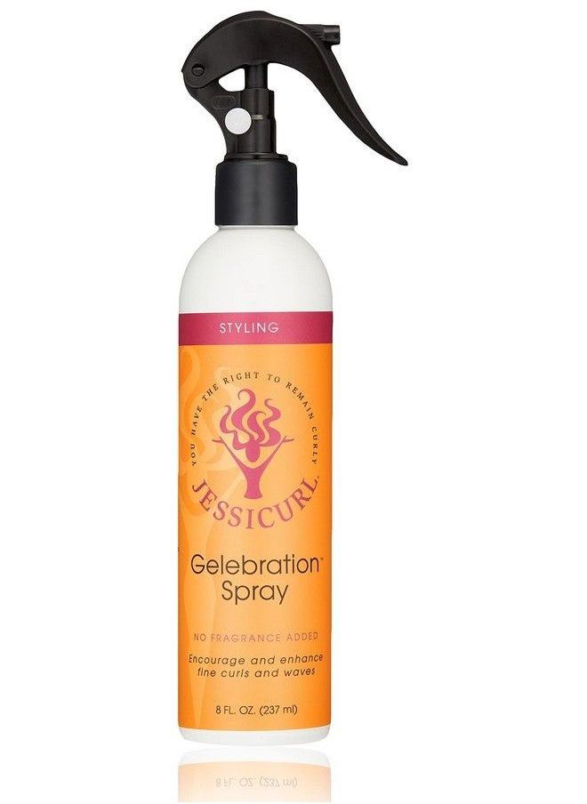 Jessicurl - Gelebration Spray No Fragrance Added 8 Fl Oz. Curl Enhancer For Fine Hair With Flaxseed Extract Curl Styler For Wavy Hair Curly Hair Products - Image 1