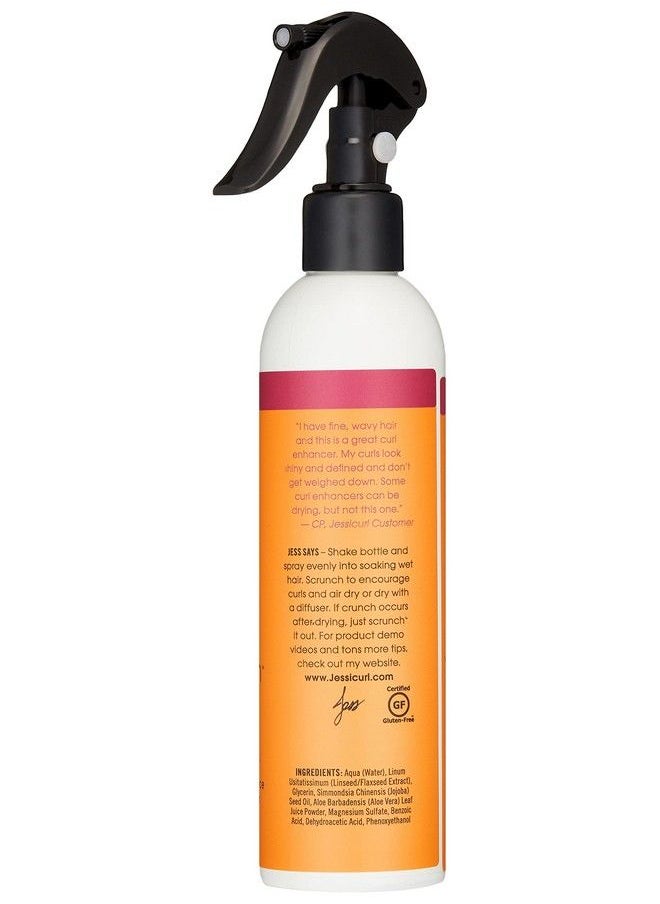 Jessicurl - Gelebration Spray No Fragrance Added 8 Fl Oz. Curl Enhancer For Fine Hair With Flaxseed Extract Curl Styler For Wavy Hair Curly Hair Products - Image 1
