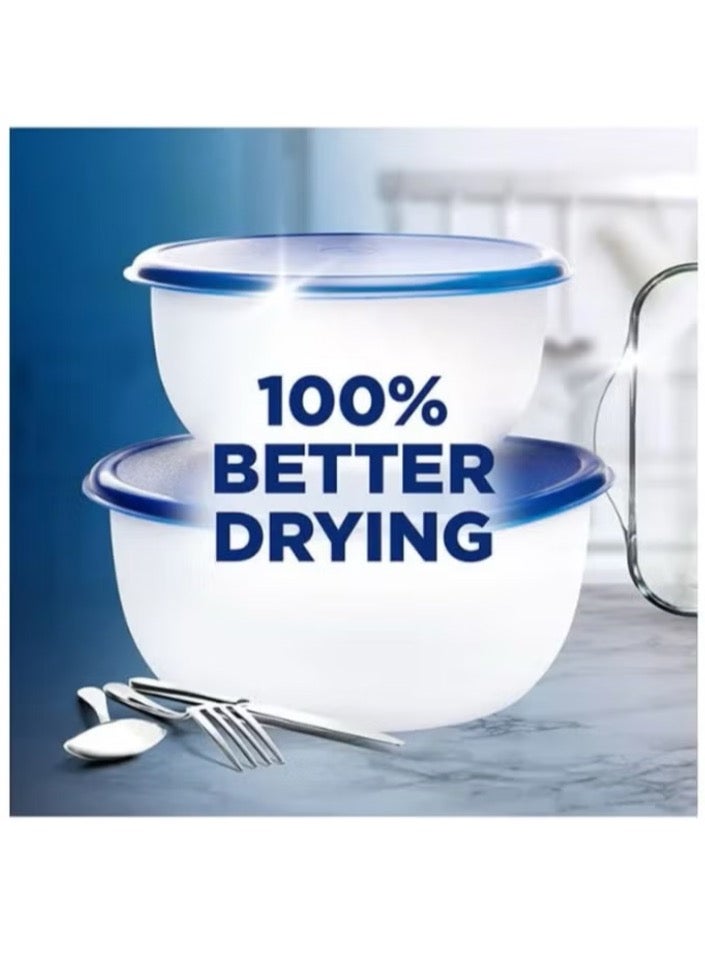 Finish Rinsing Assistant for Glitter and Drier Dishes, Lemon Sparkle, 400 ml, 2 Pack - Image 3