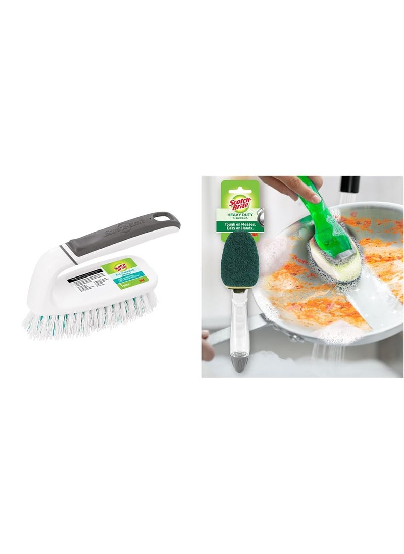 Scotch Brite ScotchBrite Household Scrubber Brush IX840132126 Pack of 1  - Image 1
