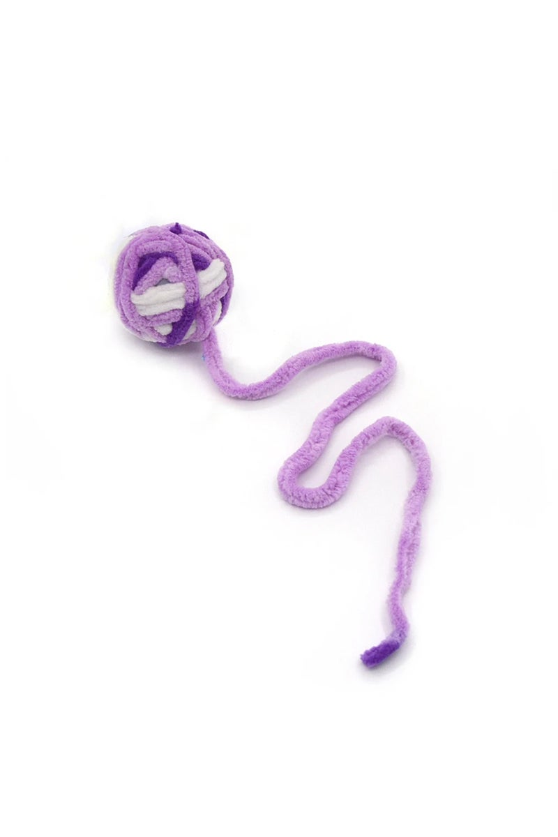 erorex violet Dr.DC Pet cat toys are self entertaining chew and tease cats toy balls colored wool dog suppl
