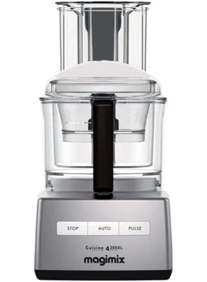 magimix معالج الطعام ماجي ميكس Cs4200XL، كروم مات، 950 واط - Image 1
