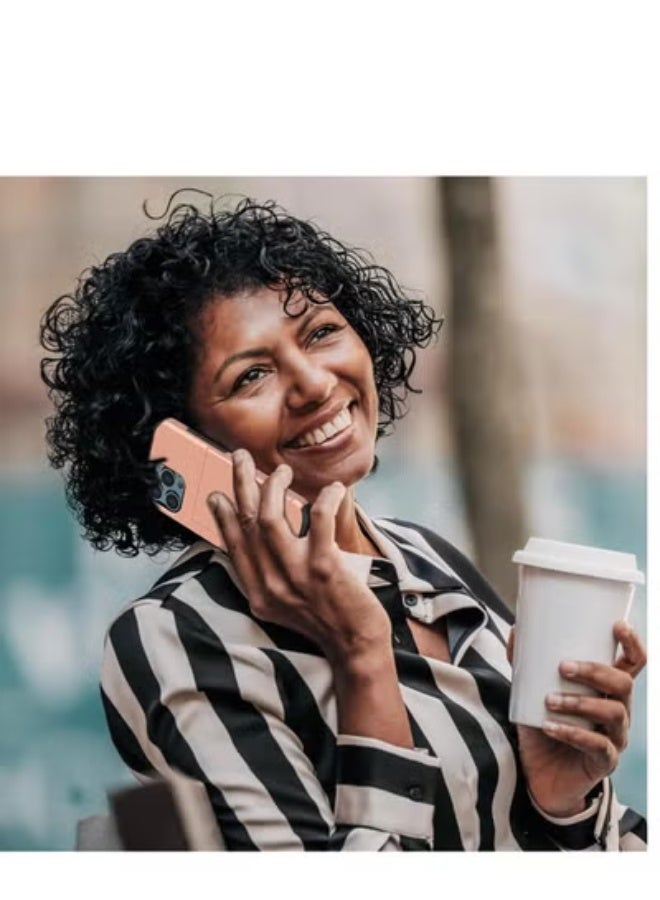 GULFLINK iPhone 15 Pro Max Case With Card Holder Heavy Duty Dual Layer Hidden Card Slot Slim Wallet Case Gold - Image 5