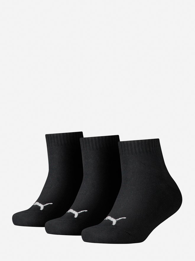 PUMA Pack of 3 - Logo Detail Quarter Socks