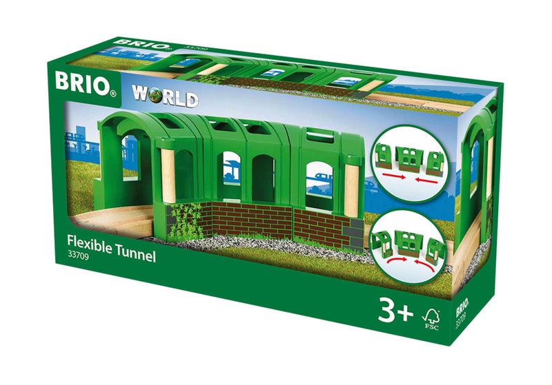 BRIO World Flexible Tunnel Train Set Accessories for Kids Age 3 Years and up Compatible with All Train Sets - Image 3