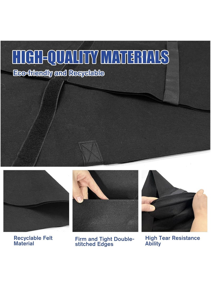 PYC TV Cover Moving Dust Anti-Scratch TV Screen Cover Fits 70"-75" TV with Bottom Strap for Protection TV Moving Home Renovation Pet Scratch or Other Furniture(75“) - Image 4