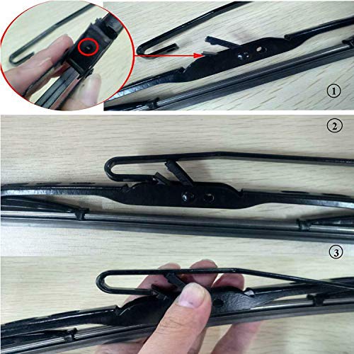 ConPus UTV Manual Wiper Hand Operated Windshield Wiper for Polaris Ranger 570 800 900 1000, Polaris RZR 800 900 1000 XP, Polari General 1000 Can Am Kawasaki Honda Pioneer Golf Cart Hand Operated Wiper - Image 2
