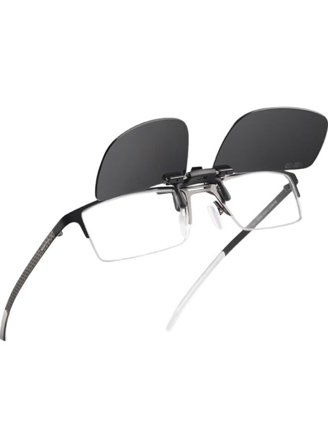CAPONI Sunglasses Clip-On Polarized Sunglasses For Driving, Suitable For Men And Women, Nearsighted Glasses, Sun Protection, Uv Protection - Image 2