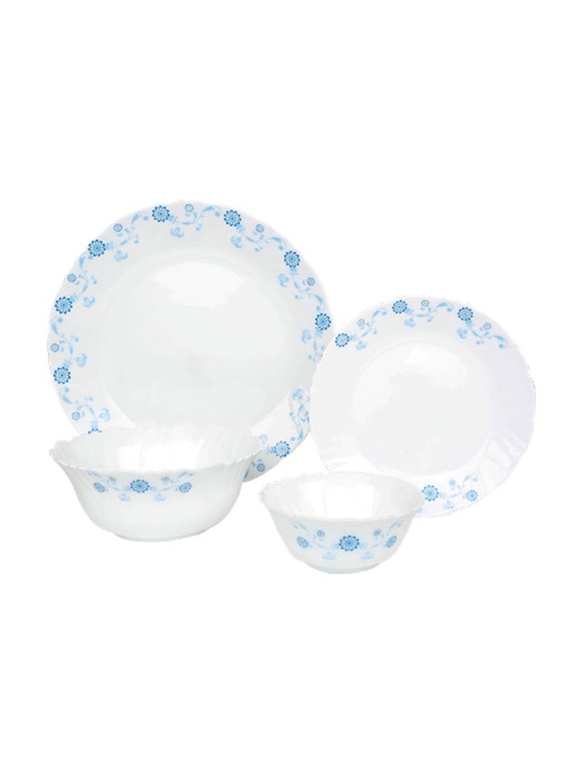 Cello Opal Dinner Set 13pcs Blue Lagune