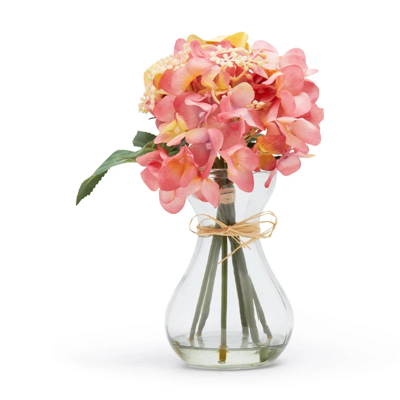 يسكن Dwell Lg Aria Rose Hydrangea Vase (Height 25Cm, Pink)