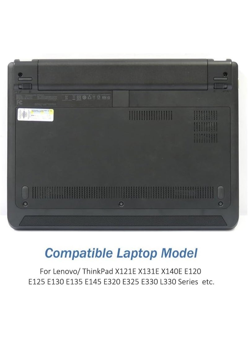Terabyte REPLACEMENT X121E X130E Battery for Lenovo ThinkPad E120 E125 E130 E135 E145 E320 E325 E330 E335 L330 X121E X131E X140E 45N1058 45N1059 11.1V 5.6Ah/63WH 84+ - Image 3
