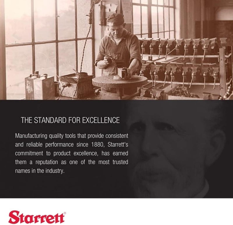 Starrett محدد الحواف ستاريت مثالي للحواف المستقيمة والنقاط المركزية والخطوط المنقوشة 200 قطر الاتصال 375 قطر الجسم طرف واحد مع علبة واقية 827A - Image 5