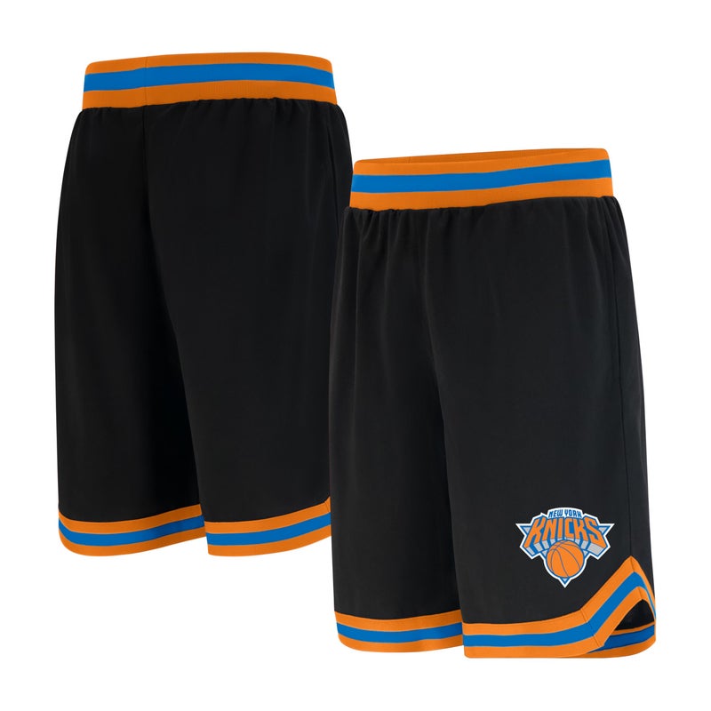 Ultra Game NBA Official Men’s Active Knit Basketball Training Shorts - Unisex, New York Knicks, Black, XX-Large - Image 3