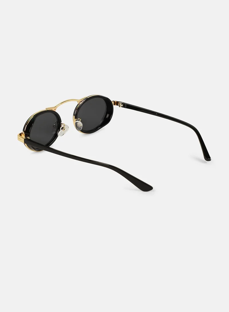 Haute Sauce Polarized Full Rim Oval Sunglasses For Women