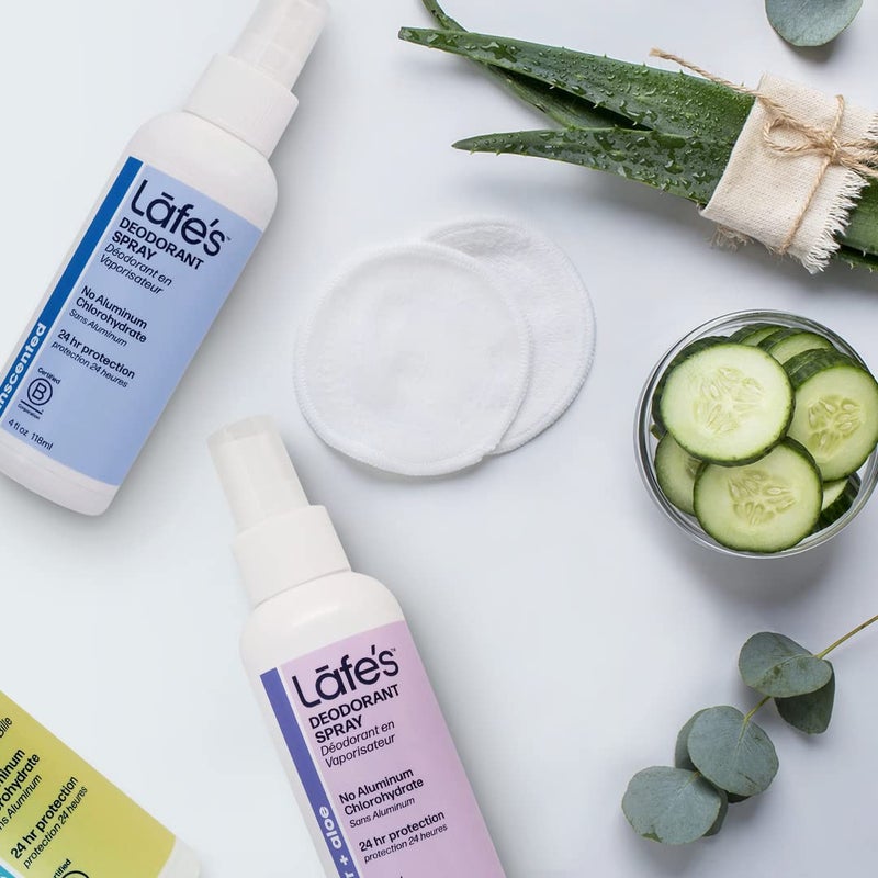 Lafe's Natural Deodorant | 4oz Aluminum Free Natural Deodorant Spray | Lavender & Aloe | 2 Pack - Image 3