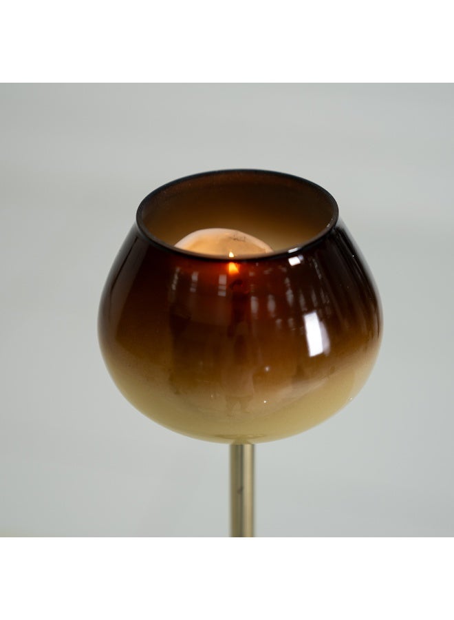Ernid Metal Taper Candle Holder 7.5×7.5×32 Cm