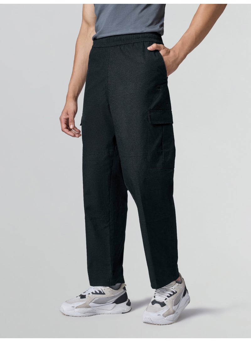 اكس واي اكس اكس بنطال كارغو XYXX روف ريبستوب كارجو | بنطال كارغو سادة مريح للرجال بخمسة جيوب - Image 5