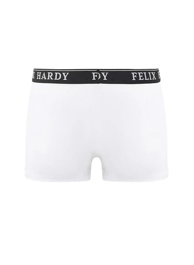 FELIX HARDY Black-LightGrey-White-Navy 4 Pack Boxer for Men | Best Price UAE