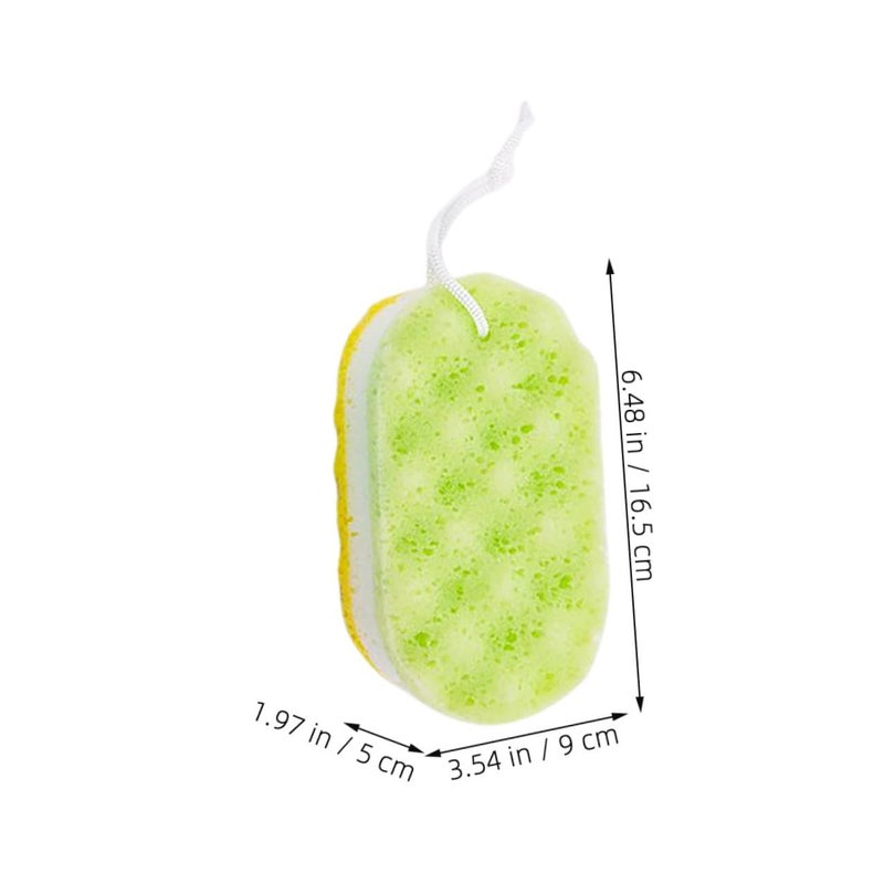 Soft Mesh Loofah 3 Pack Body Scrubber Exfoliating Bath Sponge for Sensitive Skin - Image 3