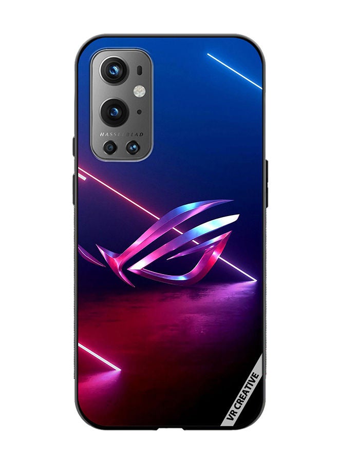 VR CREATIVE Protective Case Cover For OnePlus 9 Pro Republic Of Gamers Logo Design Multicolour - Image 1