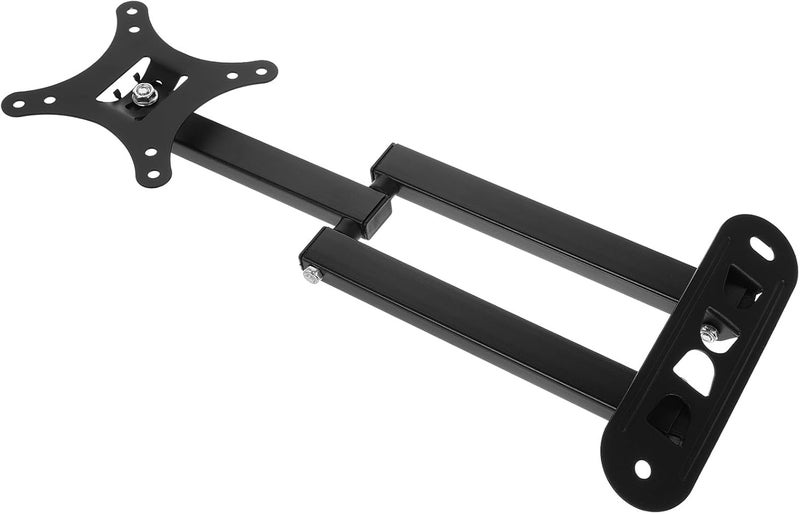 Kisangel Articulating Monitor Wall Mount Bracket for 14-24 Inch LCD Screens, Swivel and Tilt Extension Arm Mount for Computer and Tv Displays, Universal Wall-Mounted Display Holder for Home - Image 1