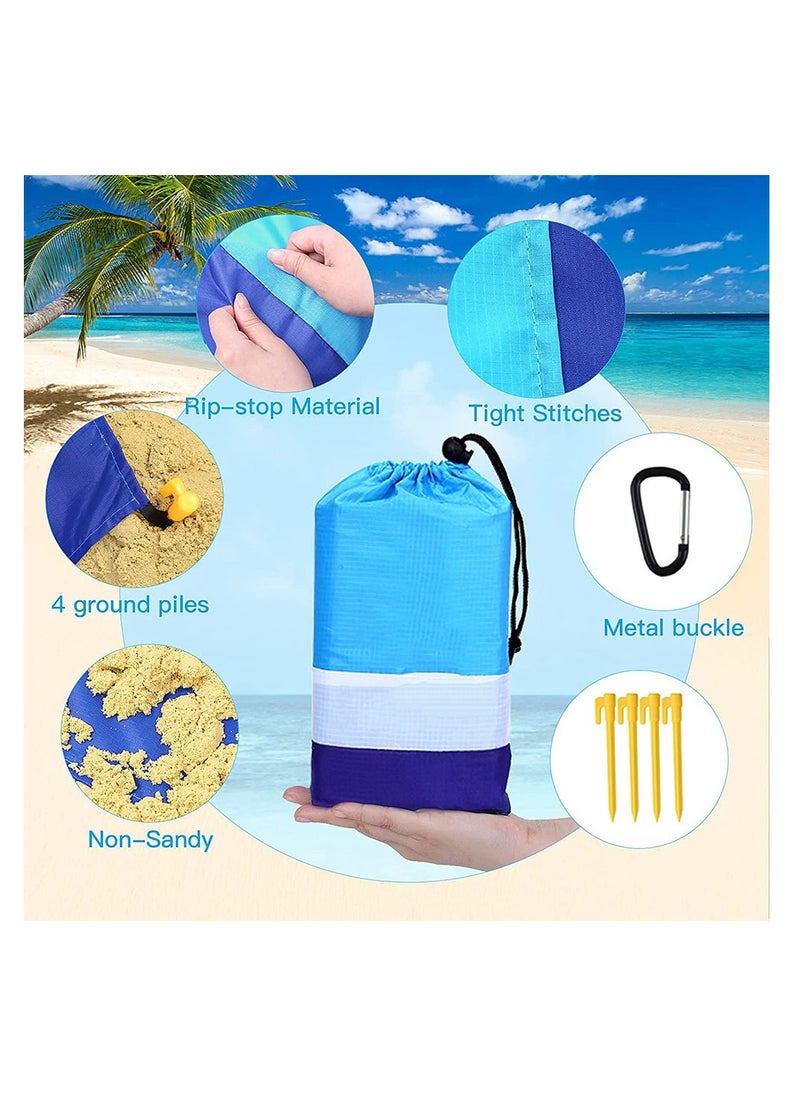 Generic Beach Blanket Waterproof Sandproof Beach Blankets Oversized  Lightweight Durable Beach Mat for Beach Travel Camping Hiking  - Image 4