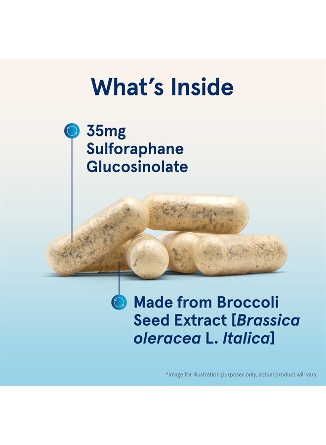 jarrow formulas BroccoMax 35 mg - Broccoli Seed Extract - 120 Delayed Release Veggie Capsules - 60 Servings - Supports Healthy Cell Replication & Liver Health - Dietary Supplement - Gluten Free - Image 5