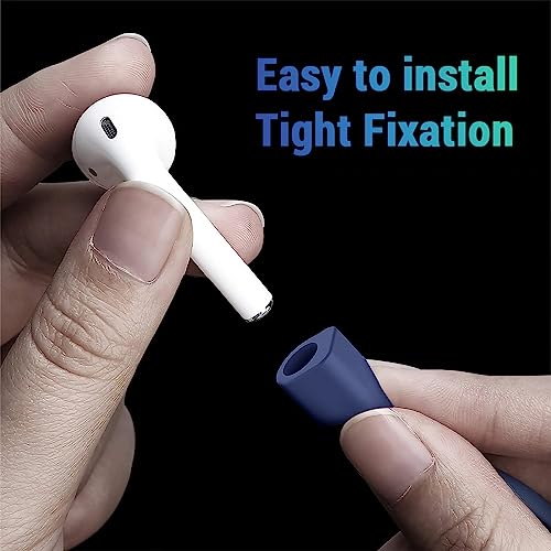 KACA Magnetic Anti-Lost Strap Silicone Rope Wire Cable Connector String for AirPods Pro/Aipods Pro 2 / Airpods 1,2&3 / Earbuds (Midnight Blue) - Image 2