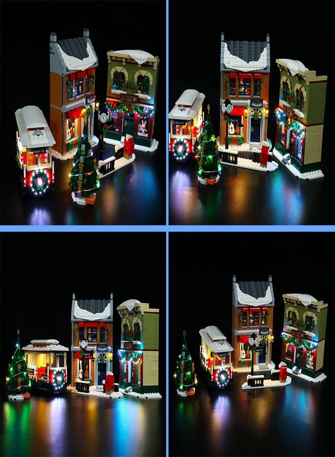 VONADO LED Light Kit Compatible with Lego Holiday Main Street 10308, DIY Lighting for Lego Christmas Building Toy Set - Music Version - Image 4