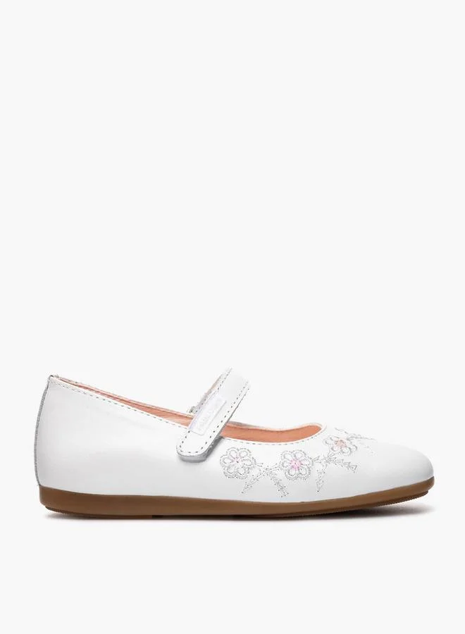بابلوسكي Girls Hook And Loop School Mary Jane Shoes
