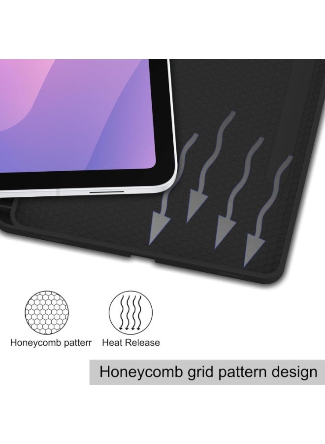 CHEROSIN حافظة تابلت لجهاز سامسونج جالاكسي تاب S11 بحجم 11 بوصة مع حامل قلم S، غطاء تابلت واقي قابل للطي من TPU ناعم، يدعم شحن قلم S، استيقاظ/نوم تلقائي (أسود) - Image 4