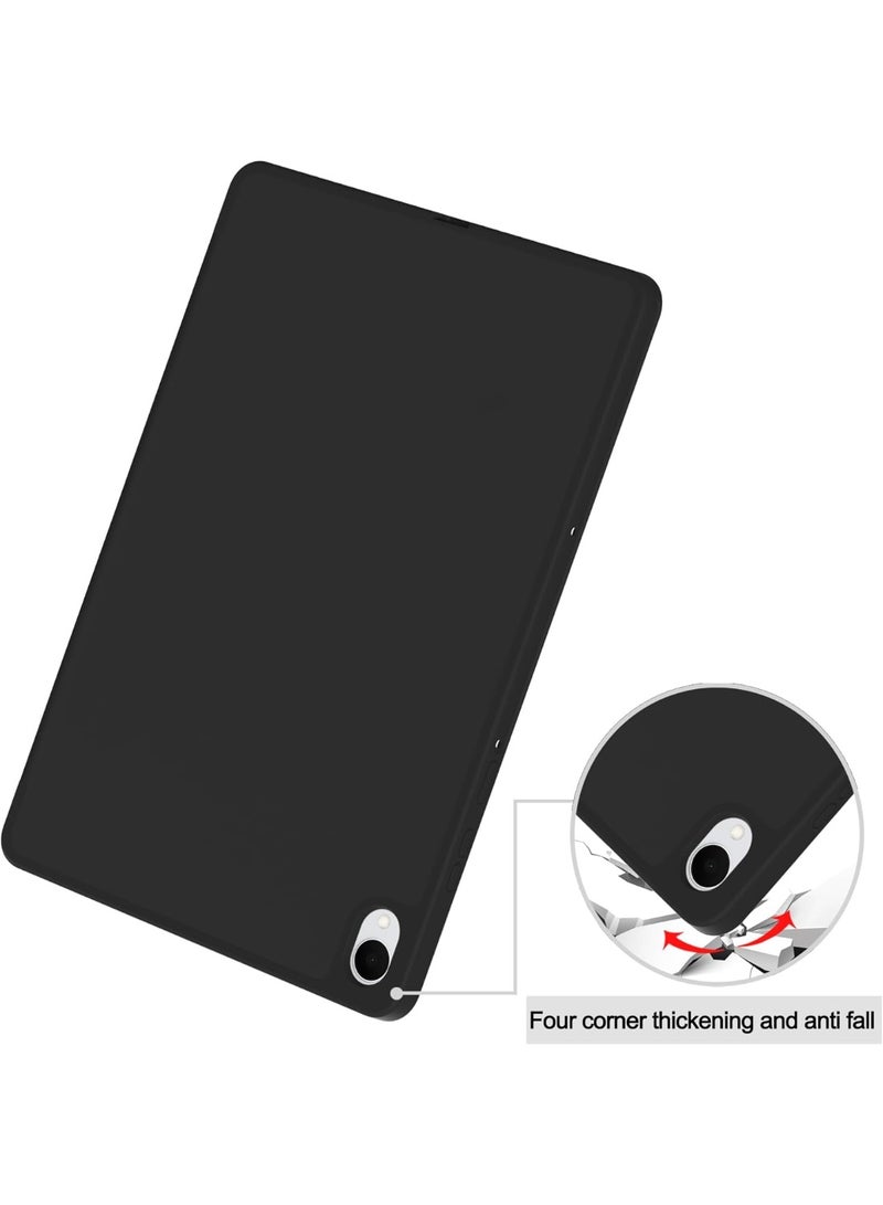CHEROSIN حافظة تابلت لجهاز سامسونج جالاكسي تاب S11 بحجم 11 بوصة مع حامل قلم S، غطاء تابلت واقي قابل للطي من TPU ناعم، يدعم شحن قلم S، استيقاظ/نوم تلقائي (أسود) - Image 5