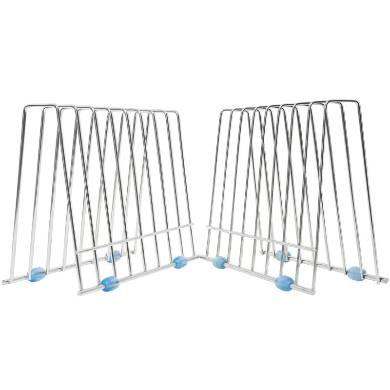 Reusable Storage Bags Rack Stainless Stand for Reusable Storage Bags Drying Rack Holder for Reusable Bags Books Makeup Brush Black