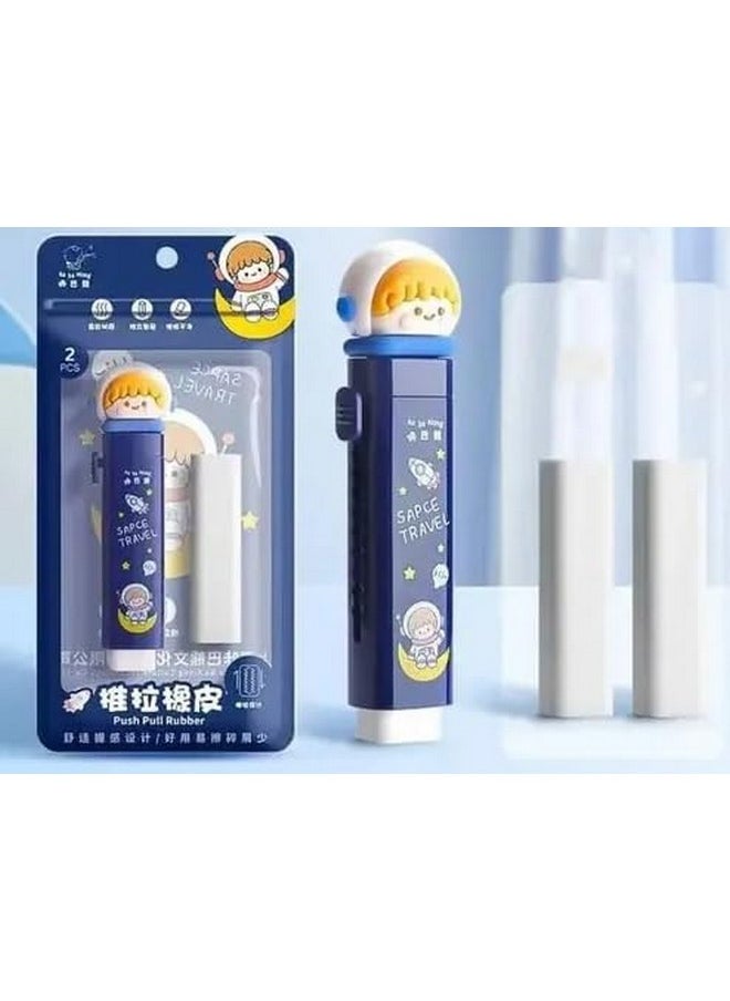 Samvardhan - Fancy Kawaii Cutter Style Erasers With Clutch Mechanism For Kids (Space (Pack Of 1)) - Image 1