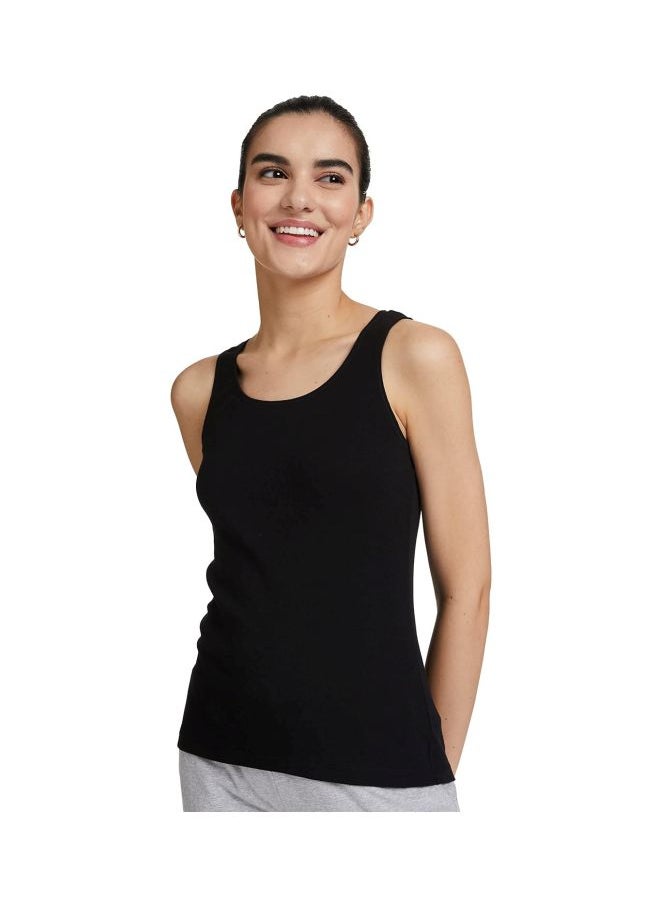 JOCKEY - Jockey 1535 Women Super Combed Cotton Rib Fabric Inner Tank Top with Stay Fresh Treatment - Image 1
