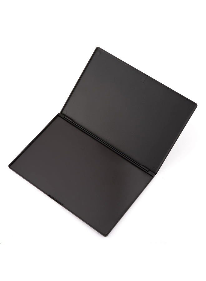 Allwon لوحة مكياج ظلال العيون البلاستيكية المغناطيسية الكبيرة الفارغة مع 15 قطعة ملصقات معدنية فارغة لظلال العيون وأحمر الشفاه وأحمر الخدود ومسحوق التجميل - Image 5