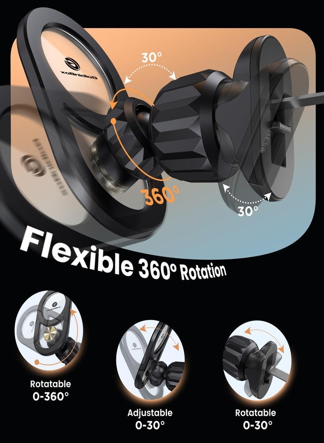GolbinBox for Magsafe Car Mount, [17*N55 Strong Magnets] 2-in-1 Magnetic Car Phone Holder for Air Vent or Dashboard, 360° Rotation Car Accessories for Women Men for iPhone 17 16 15 14 Pro Max Samsung - Image 5