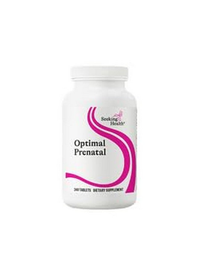 Seeking Health Seeking Health Optimal Prenatal, Women’s Vitamin with B12, Methylfolate, Choline, Methylation Support, Nutrients to Support Fertility, Pregnancy & Breastfeeding, 240 Vegetarian Capsules  - Image 2