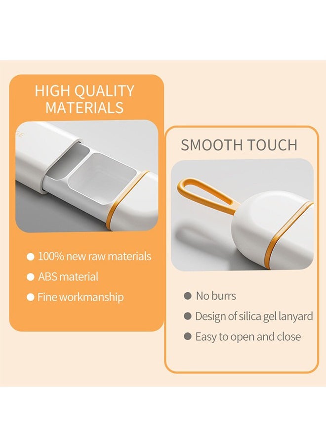 Generic - 1pc Mini Portable Small Pill Box, Carry-on Pill Box Three Compartment Organizer Boxes Travel, Pill Dispenser Boxes - Image 1