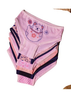 YOUNG WEAR YOUNG Underwear Kids Girl Underwear Pack Of 6 Printed Panty  1023  - Image 2
