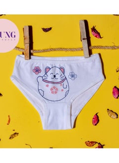 YOUNG WEAR YOUNG Underwear Kids Girl Underwear Pack Of 6 Printed Panty  1023  - Image 4