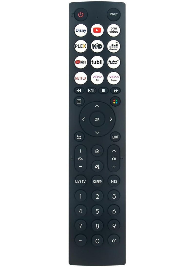 SmartGrist EN2E36H Replacement Remote Control – Compatible with Hisense VIDAA TVs (40A4KV, 32A4KV, 43A4KV) - Image 1