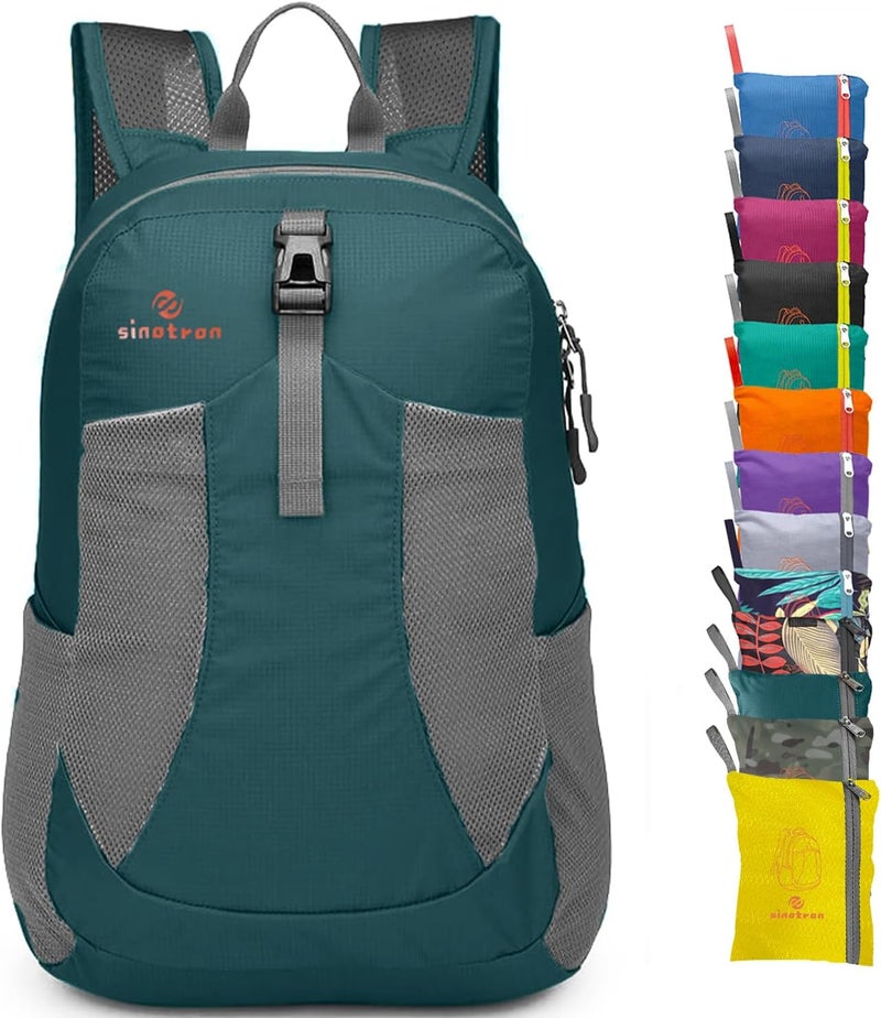 sinotron 22L Lightweight Packable Hiking Backpack, Small Hiking Backpack Day Pack for Women Men Travel Camping Vacation - Image 1