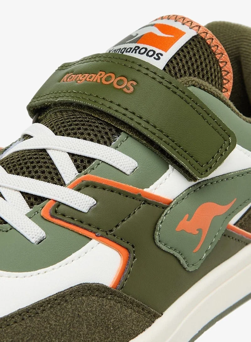 kangaROOS  Women's Panelled Sneakers with Hook and Loop Closure for Women | Best Price UAE