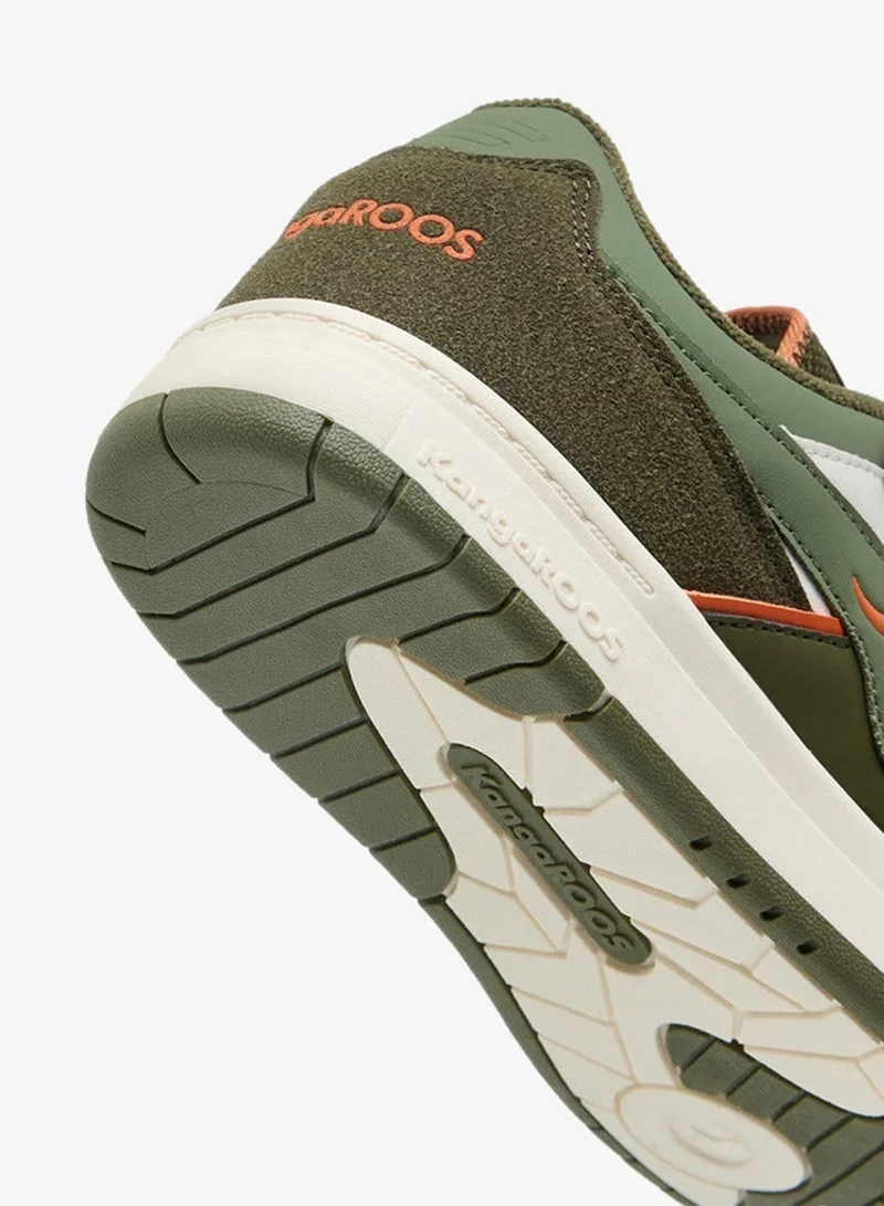 kangaROOS  Women's Panelled Sneakers with Hook and Loop Closure for Women | Best Price UAE