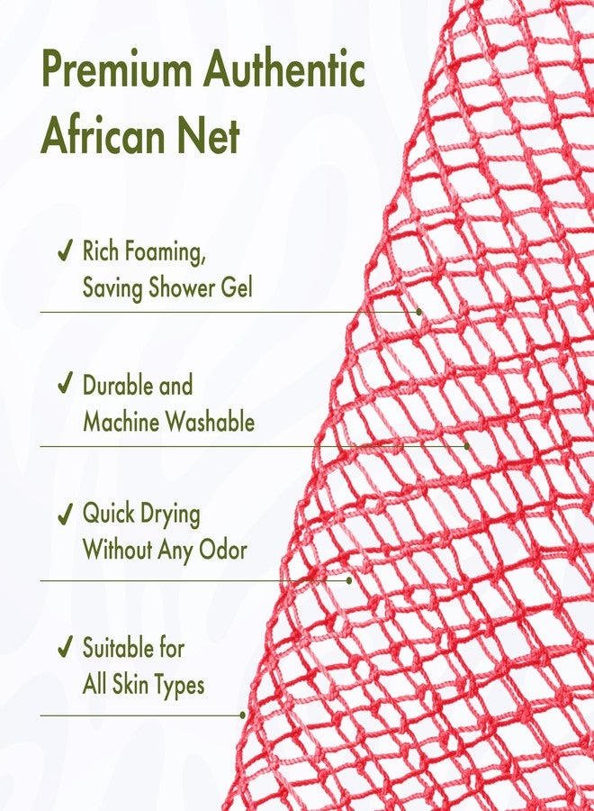 Bathway African Net Sponge Authentic,47 inches Exfoliating Body Scrubber,Back Scrubber for Shower,African Bath Sponge with Knots,Durable Loofah Washcloth for Women & Men Daily Use - Image 4