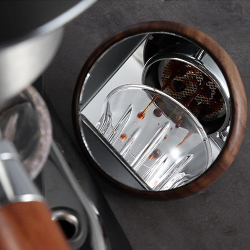 klarako Espresso Lens Flow Rate Mirror, Kitchen Supplies, Walnut Black - Image 2